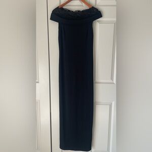 Joseph Ribkoff | Off Shoulder lace formal gown. Size 4. Black tie